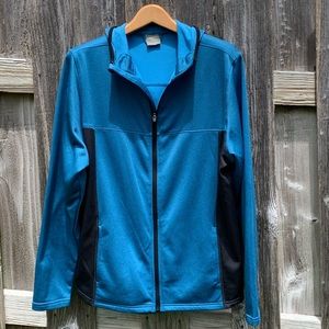 Great Northwest Blue Fleece Hoodie Large